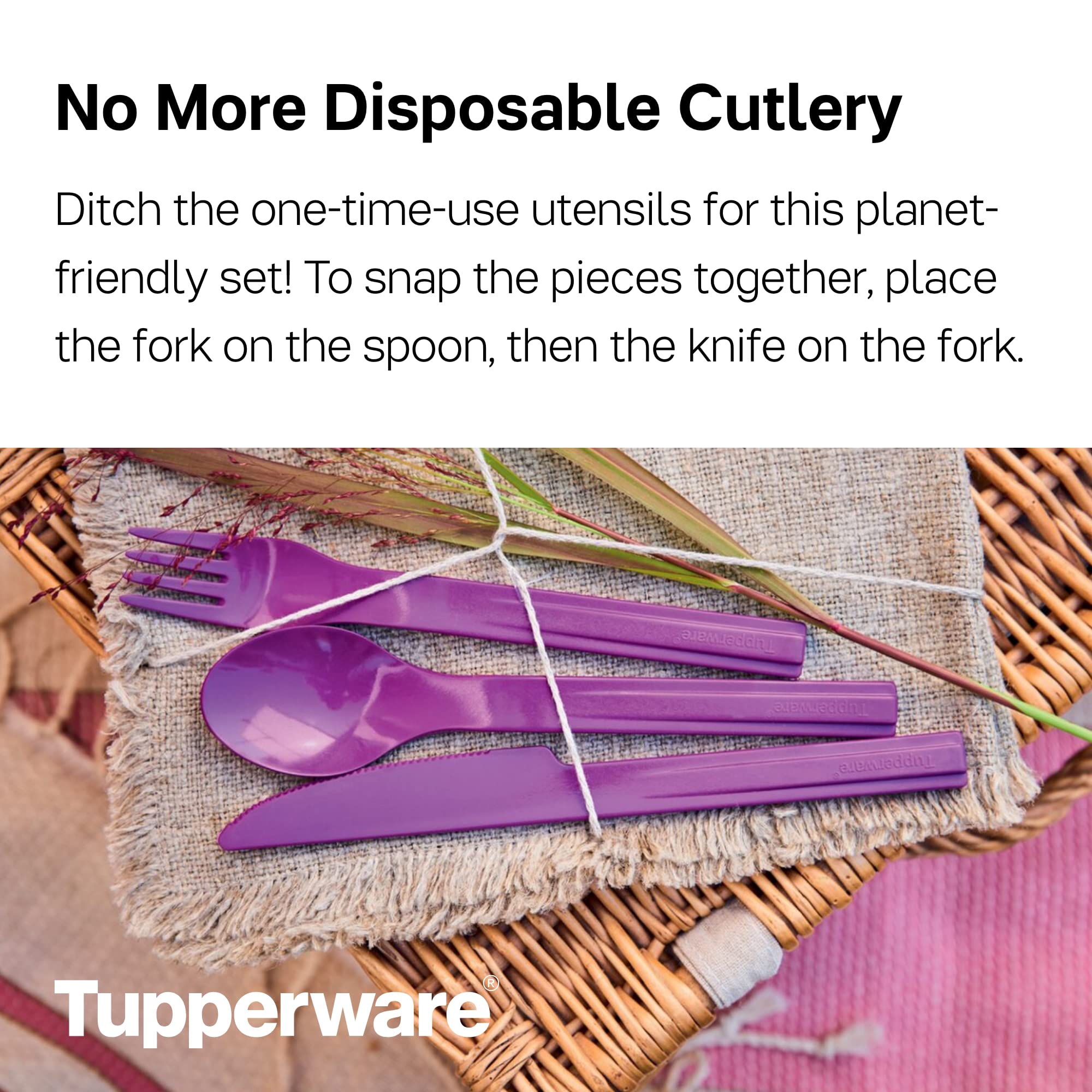 Amazon.com | Snap Together Cutlery 4 Pc. Set: Serving Sets